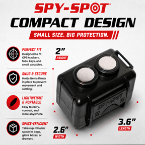 Small Magnetic GPS Tracker Case - Weatherproof Mount Box