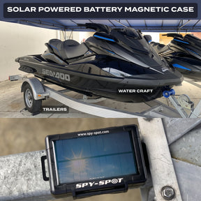 Solar GPS Tracker Case - Magnetic Mount, 6-Month Battery Life