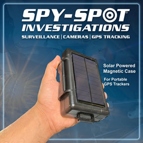 Solar GPS Tracker Case - Magnetic Mount, 6-Month Battery Life