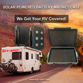 Solar GPS Tracker Case - Magnetic Mount, 6-Month Battery Life
