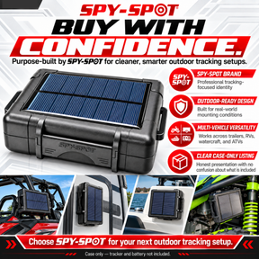 Solar GPS Tracker Case - Magnetic Mount, 6-Month Battery Life