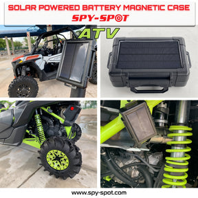 Solar GPS Tracker Case - Magnetic Mount, 6-Month Battery Life