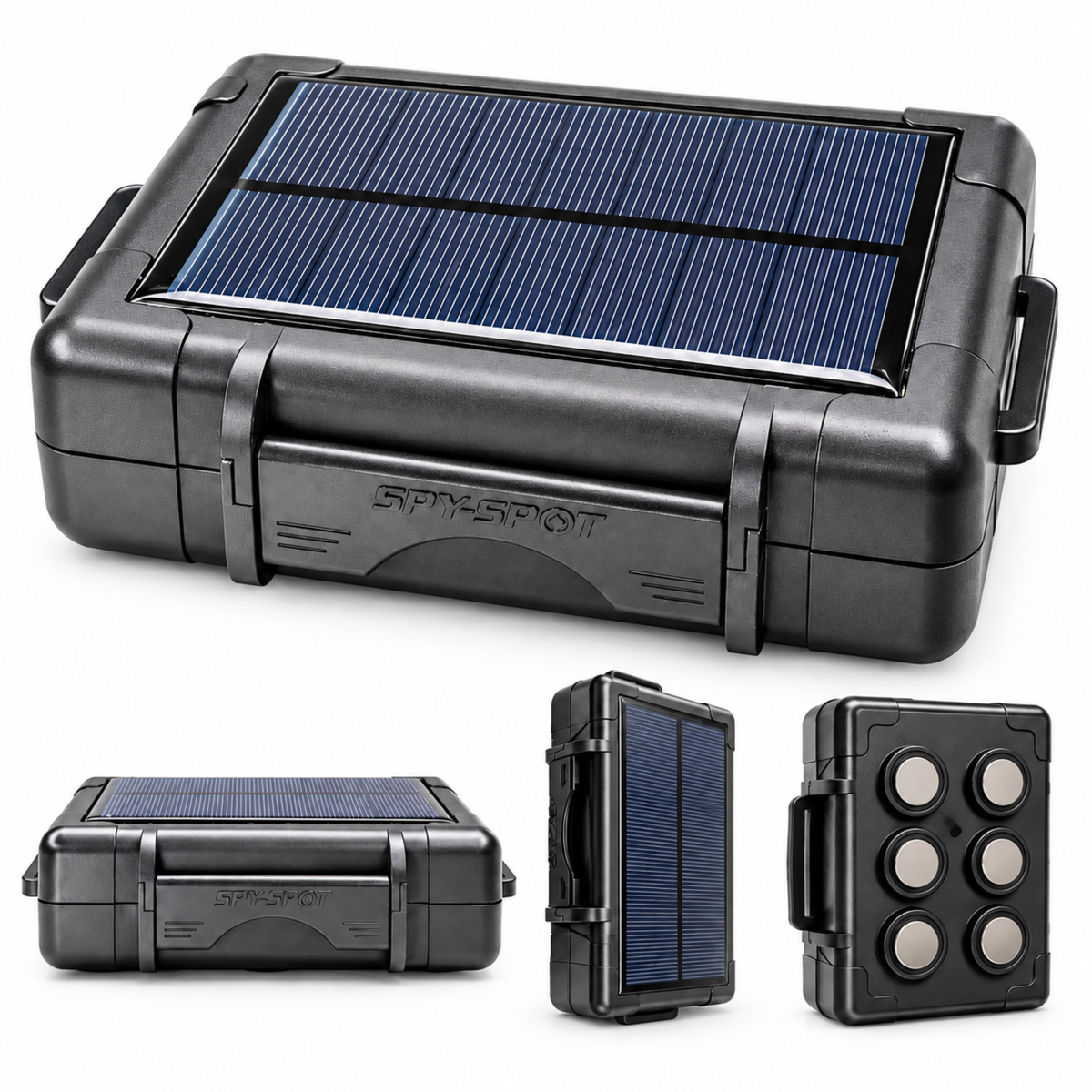 Solar GPS Tracker Case - Magnetic Mount, 6-Month Battery Life
