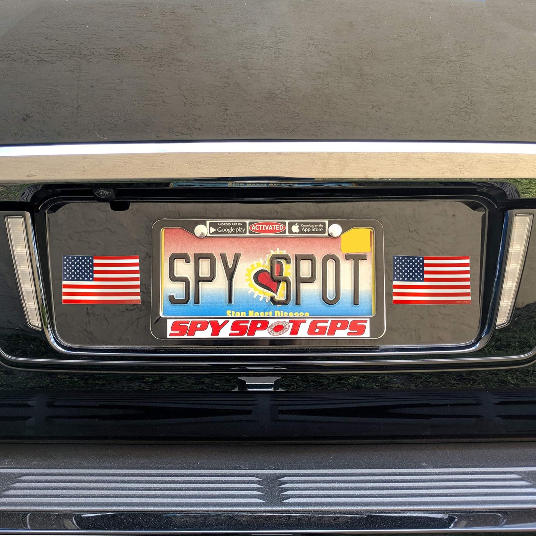 USA Flag Stickers Pack of 4 - 4" x 2.5" Vinyl Reflective Patriotic Decals