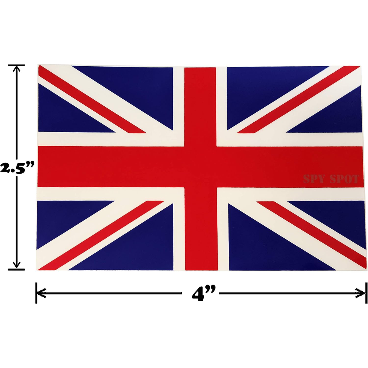 United Kingdom Flag Stickers 4" x 2.5" Vinyl Decals, Pack of 4
