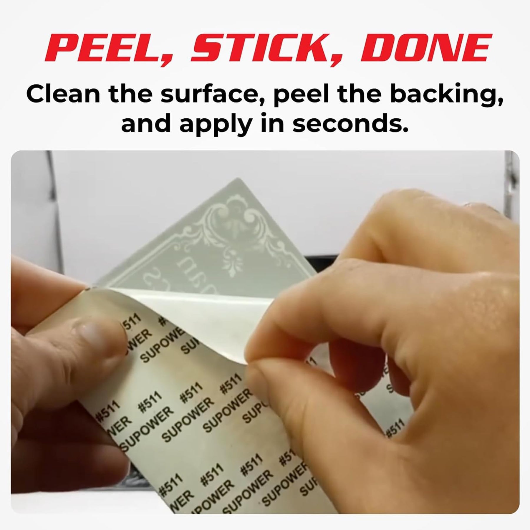 Vinyl Stickers - Peel, Stick, Done