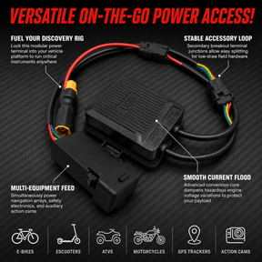 XT60 USB Charging Adapter for E-Bike & Scooter, Dual Port