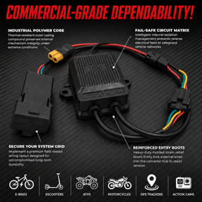 XT60 USB Charging Adapter for E-Bike & Scooter, Dual Port