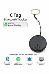 Magnetic Bluetooth Smart Tracker – Find My (Apple) Compatible Item Locator for Keys, Bags, Vehicles & Pets | Waterproof IP67 Anti-Loss Tag