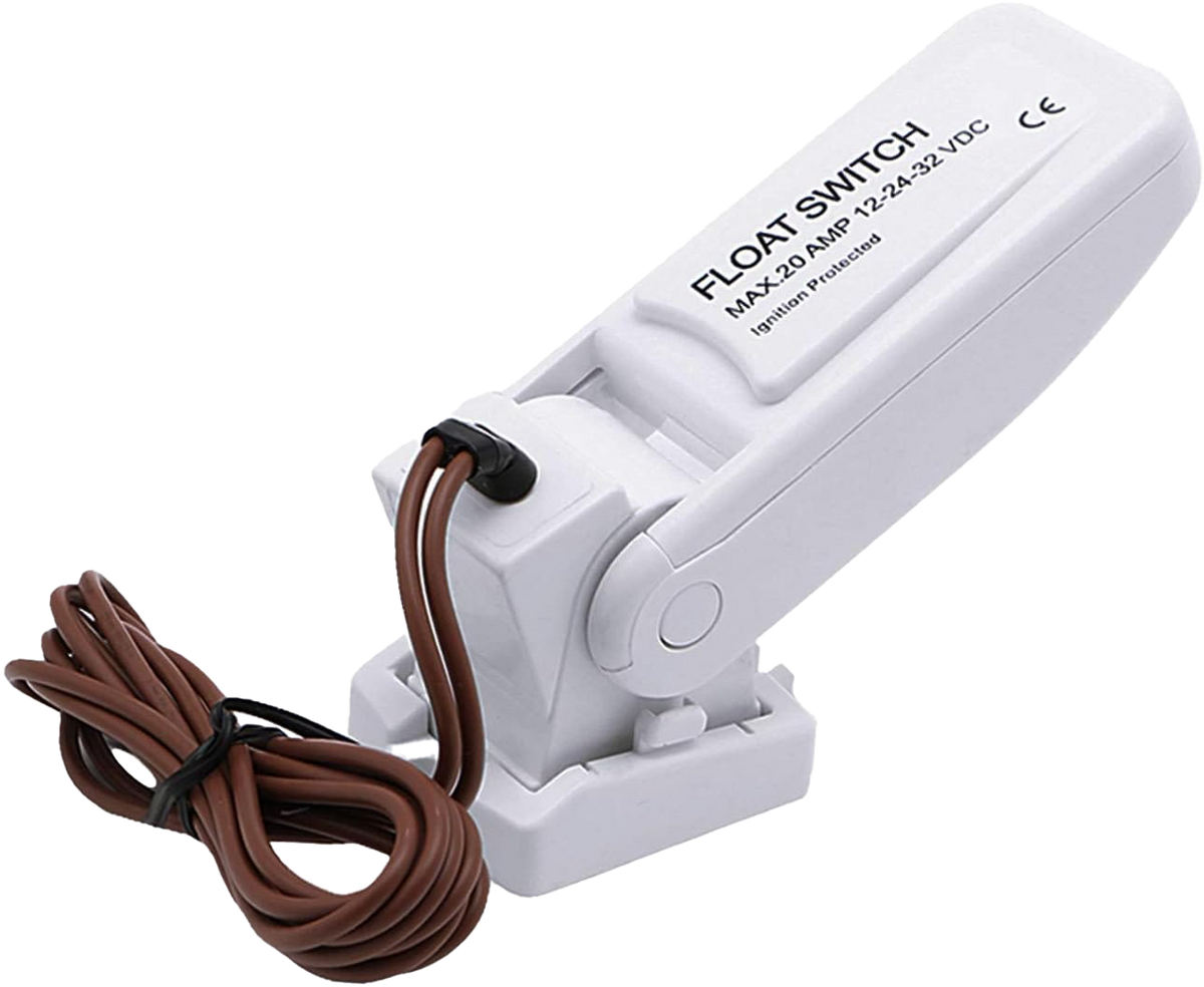 Float Switch - Compatible with Marine Water Bilge Pump for Boats and Spy Spot GV57 GPS DC12V 24V 32V Flash Buzzer LED Alarm 12V
