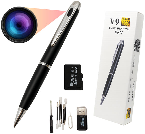 Penna Spia Videoregistratore 64GB - Mini Telecamera Nascosta (Usata, Testata)