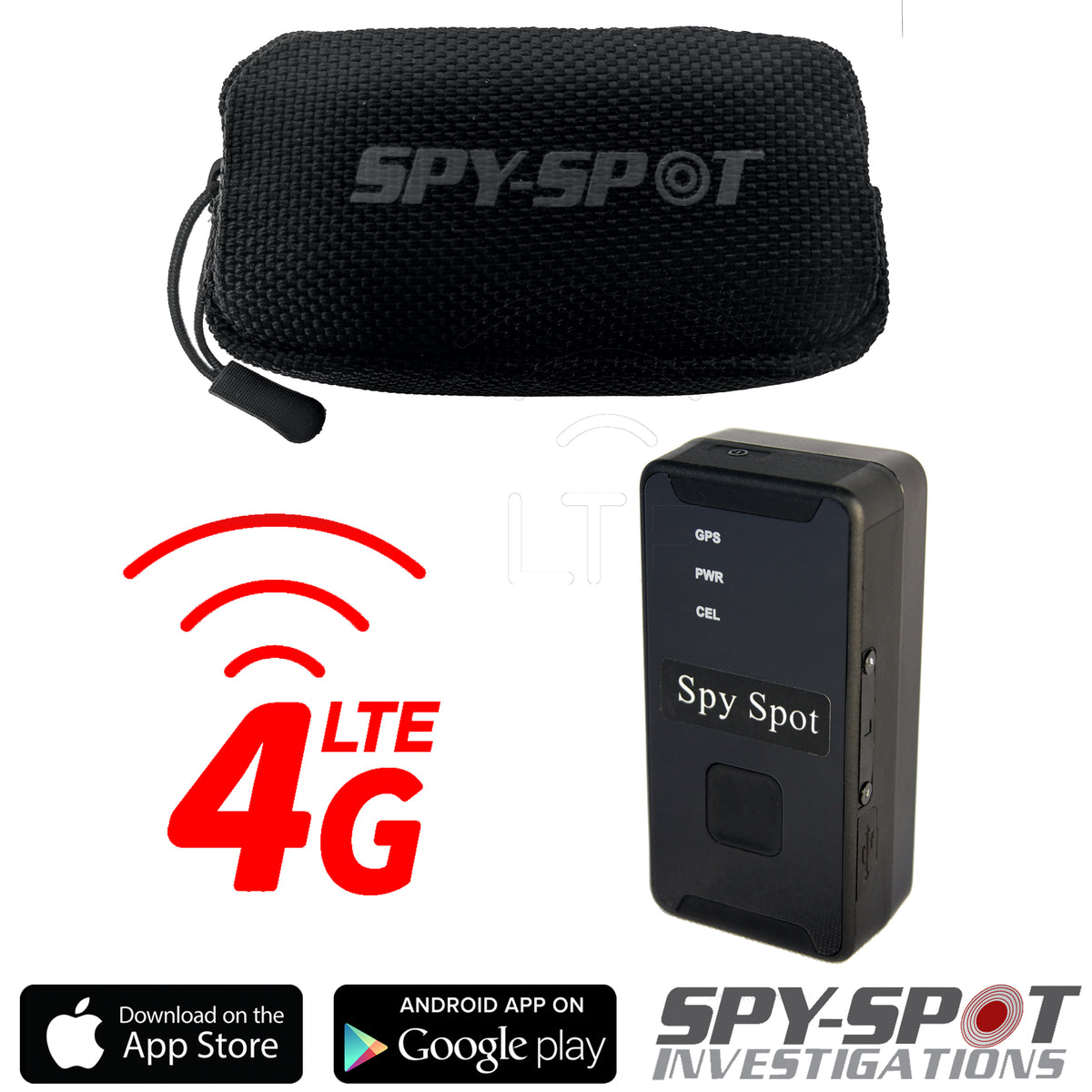 GPS for Seniors - GL320MG 4G LTE Micro Portable GPS Tracker & Waterproof Black Pouch