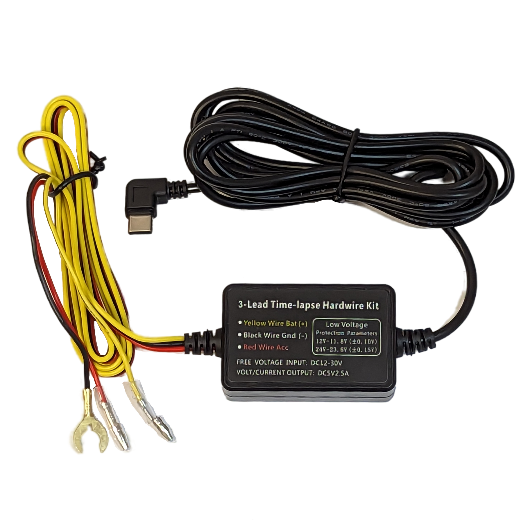 Micro Tracker Portable GPS Hard Wire Car Kit Power Supply - USB C - Designed for GL320MG