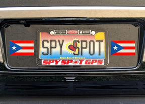 Spy Spot Set of 4 Puerto Rico Flag Sticker Decals Weatherproof 4" x 2.5"
