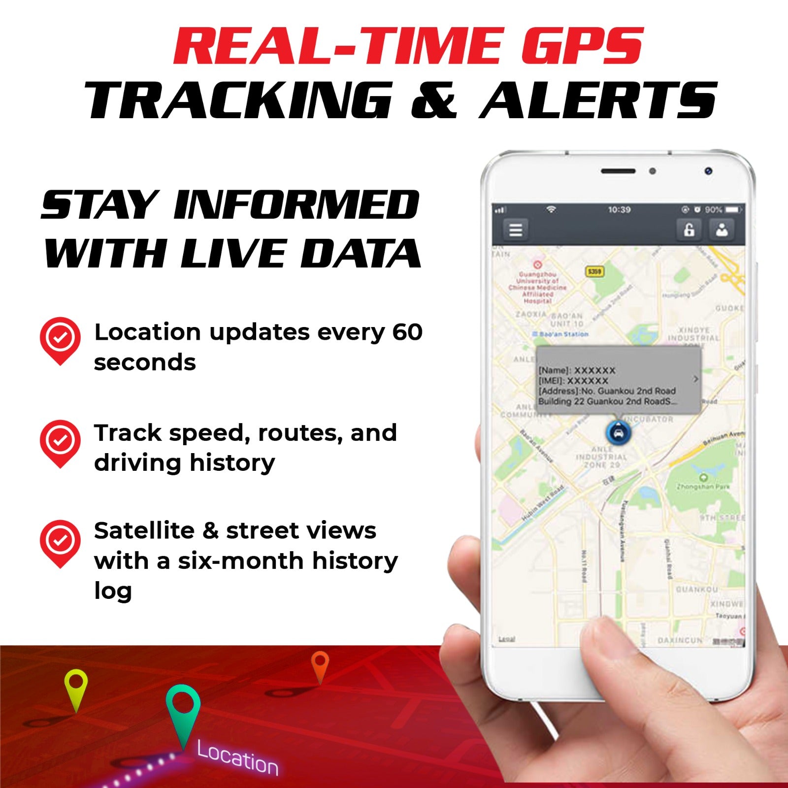 SpySpot Tracking Kit - 4G Queclink GL 320MG Real Time GPS Tracker With Magnetic Waterproof Case, Battery And USB Adapter - Hidden Locator Device For Cars, Boats, Eldery, Kids
