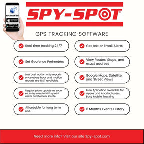 Spy Spot 4G HardWired GPS Tracker-Enable/Disable Ignition