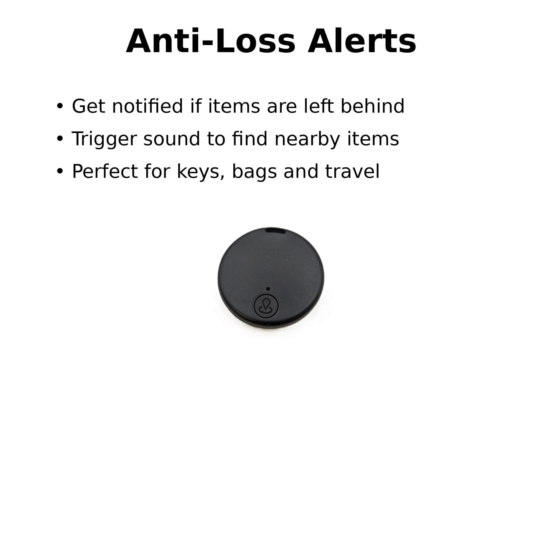 Magnetic Bluetooth Smart Tracker – Find My (Apple) Compatible Item Locator for Keys, Bags, Vehicles & Pets | Waterproof IP67 Anti-Loss Tag
