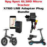 Spy Spot GL320 Micro Tracker & XT60 to USB C Power Adapter Bundle – Stay Powered & Connected On the Go
