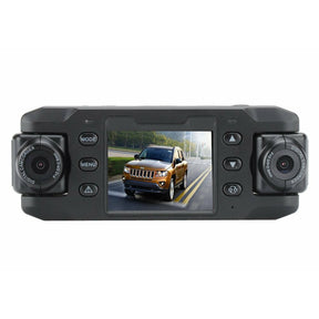 HD Car Camcorder Dash Cam with Dual Front and Back Screens