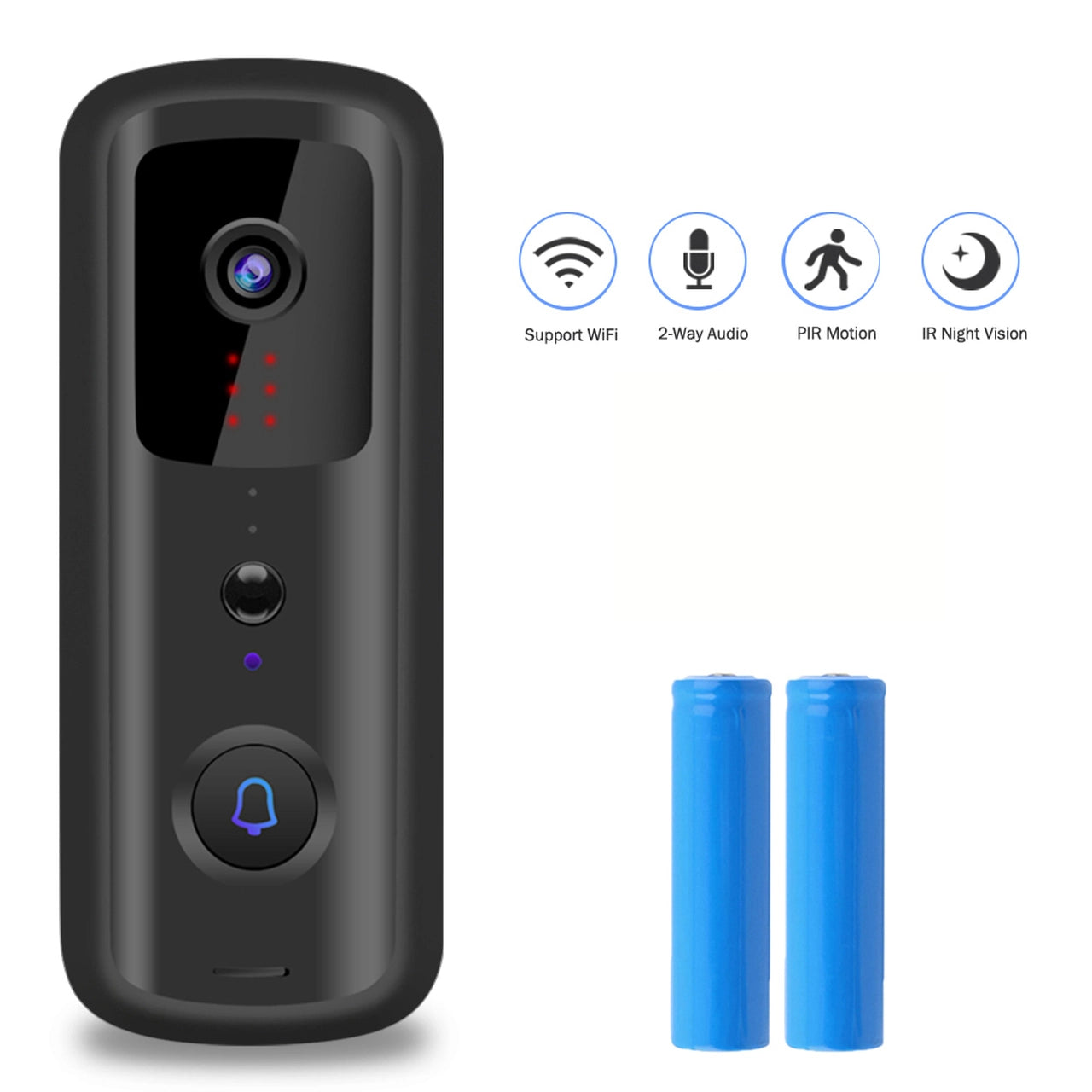 WIFI Doorbell Video Camera Intercom IR Night Vision