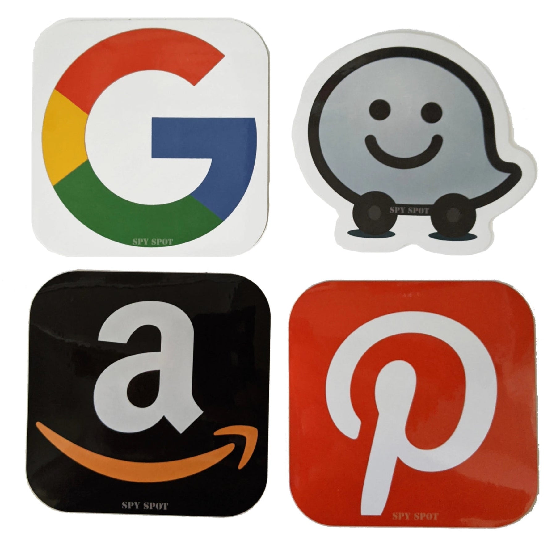 19 Social Media Sticker Decals Set - Weatherproof 3.35" x 3.35"