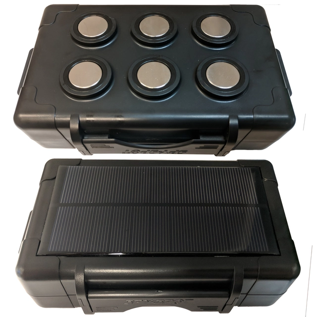 SpySpot Tracking Kit - GL320MG Tracker, Solar Powered Magnetic Case,and Battery