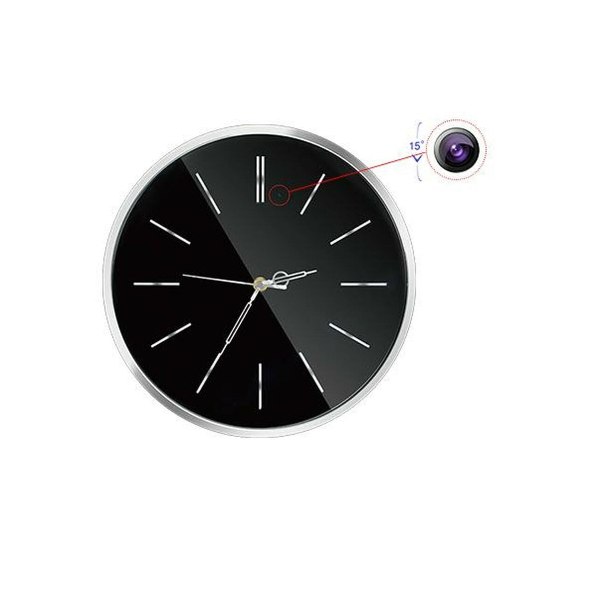 1080P HD WIFI Wall Clock Security Camera iOS/Android