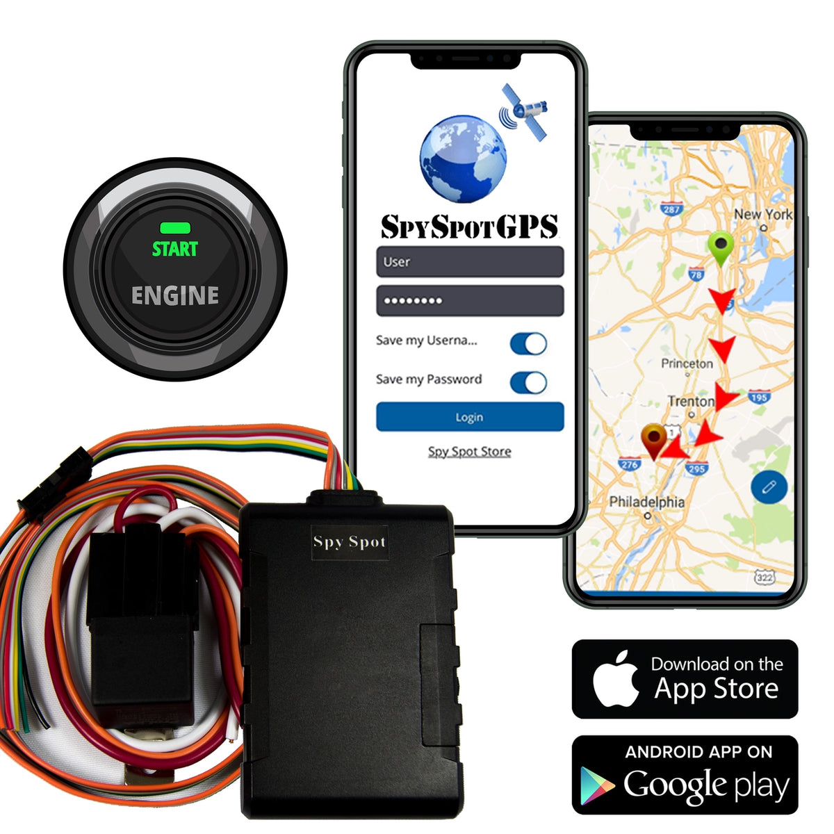 Arbejdsgiver En eller anden måde neutral Hardwired GPS Tracker Remote Kill Switch for Car | Shop Spy-Spot.com